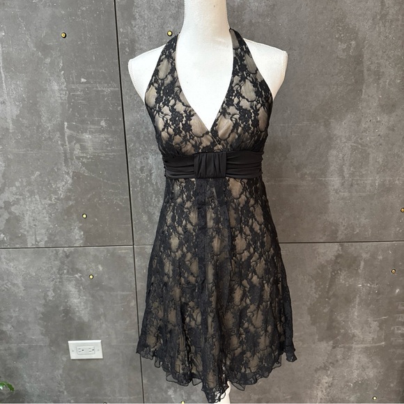 Speechless Dresses & Skirts - Vintage Y2K Speechless Womans Halter Top Party Dress Babydoll Size Medium